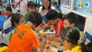 Pei Chun students participate in leadership activities.